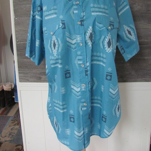 ROPER  MEN’S AZTEC PRINT SHIRT - Picture 3 of 11